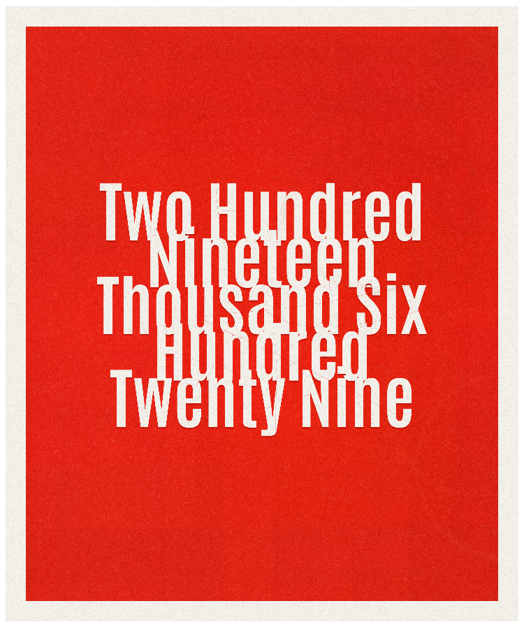 Count #219629