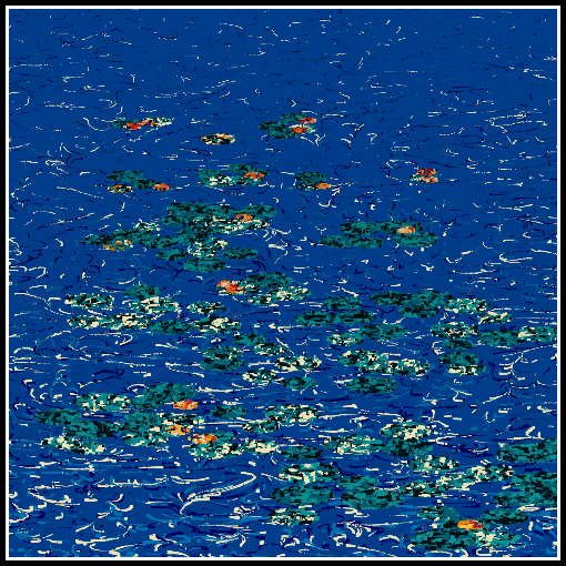 Polluted water lilies #79