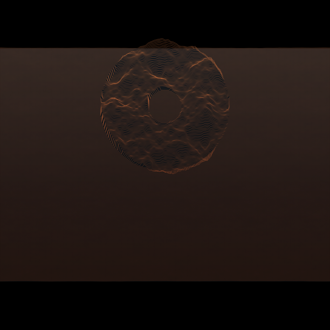 Waves Circle (For Plotter) #19
