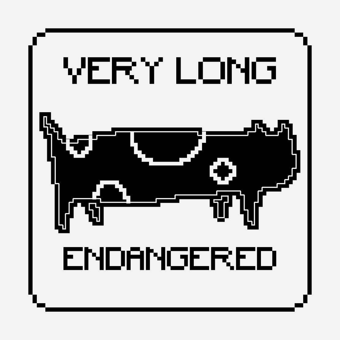 VERY LONG ENDANGERED CAT #19