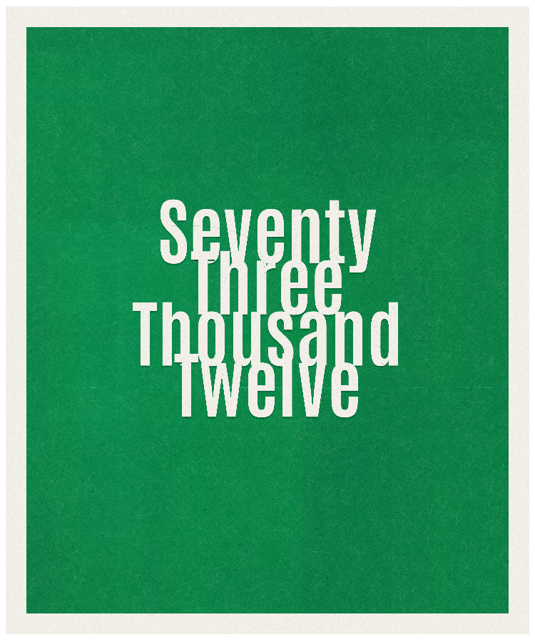 Count #73012