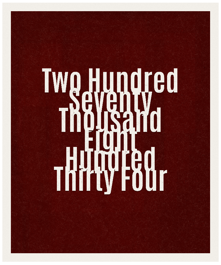 Count #270834