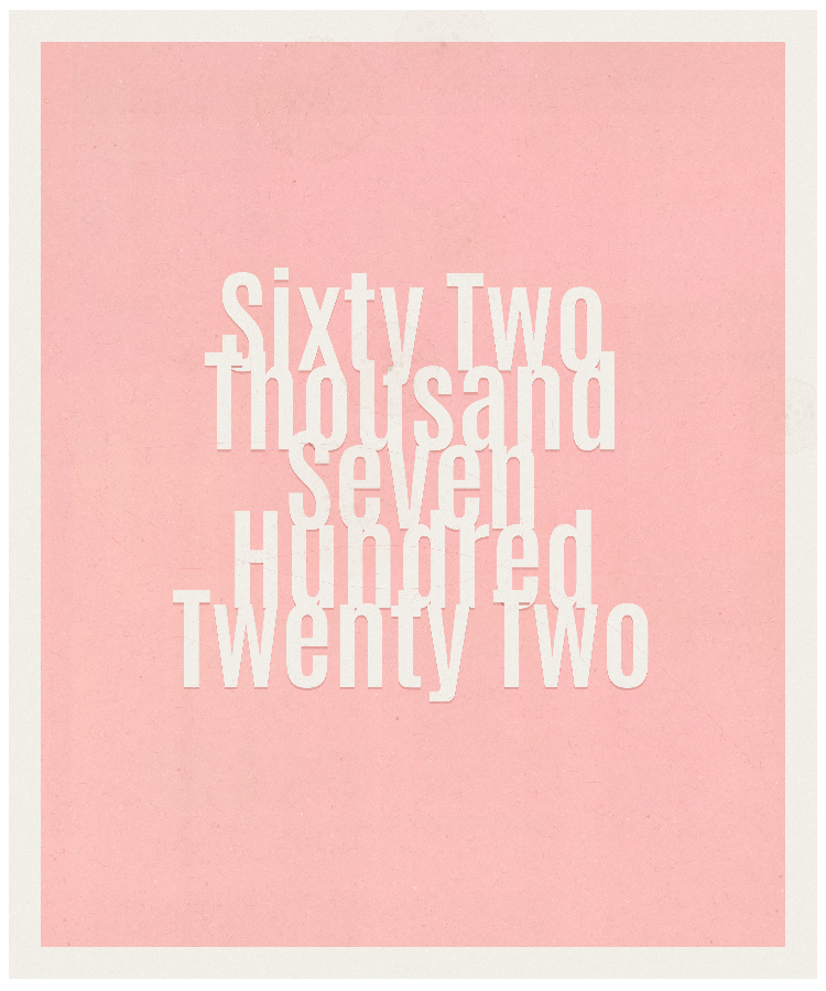 Count #62722