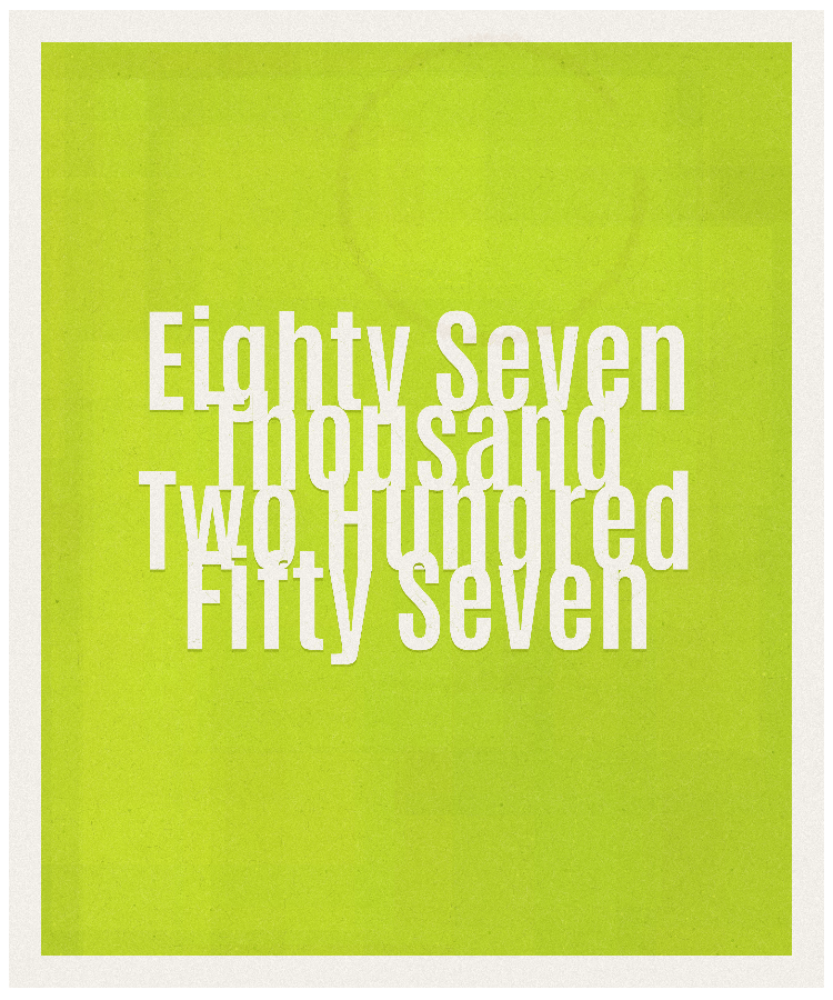 Count #87257