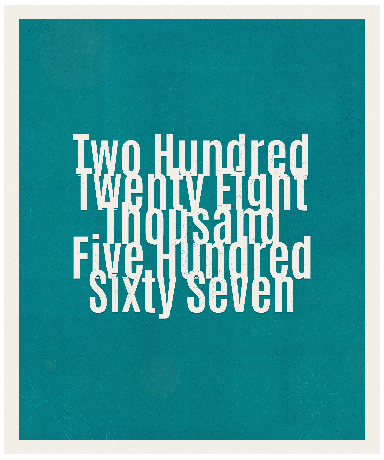 Count #228567
