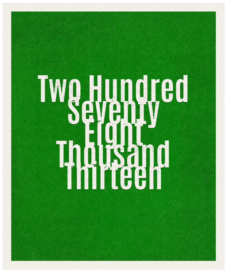 Count #278013