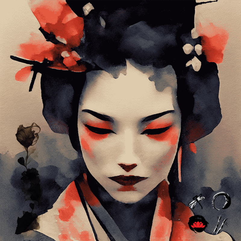 Black Rose and Geisha #4