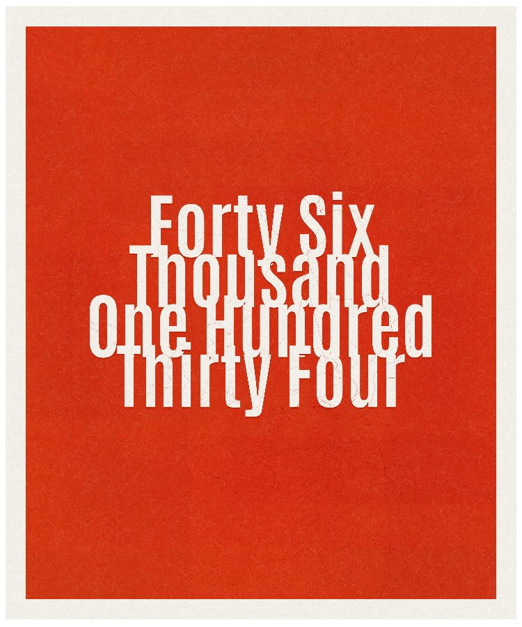 Count #46134