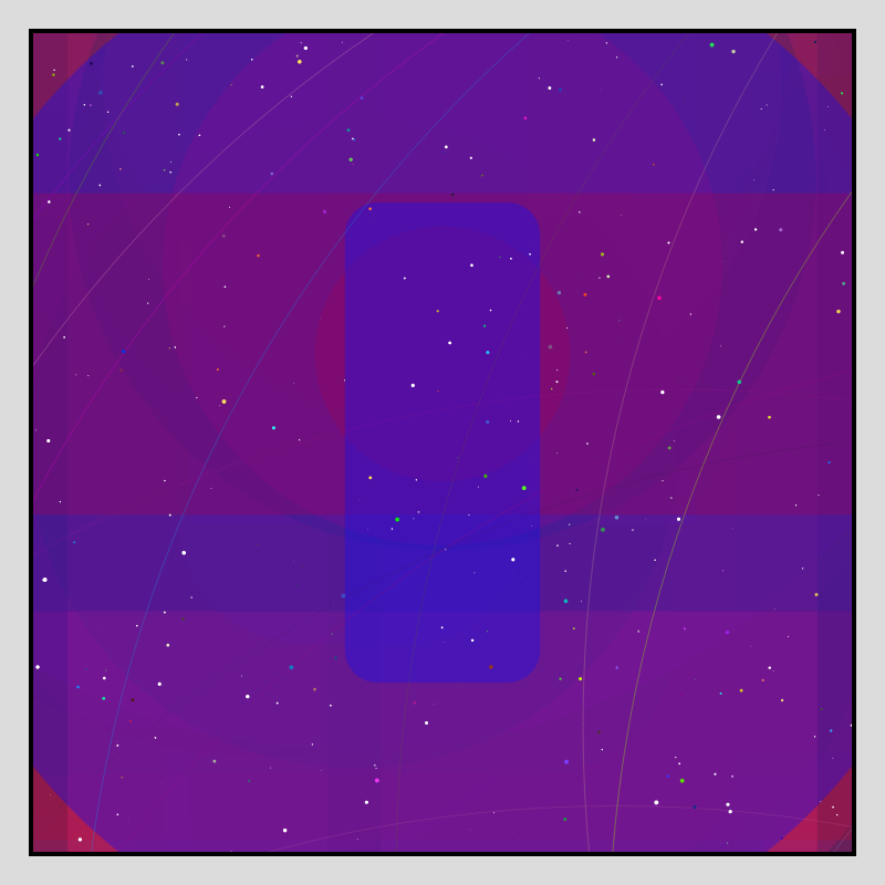 Color Field Starry B #209