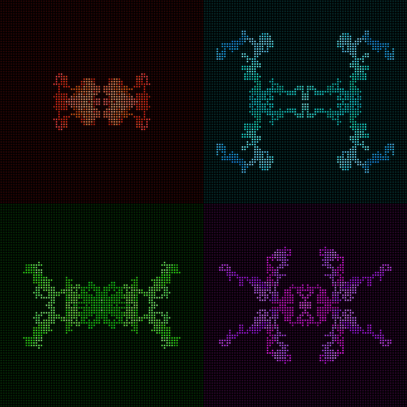 Dither Creatures 2x2 #41