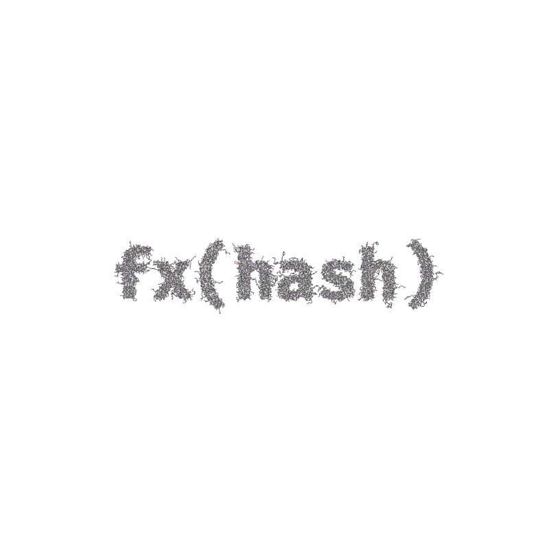 FXHASH Logo with Features #144