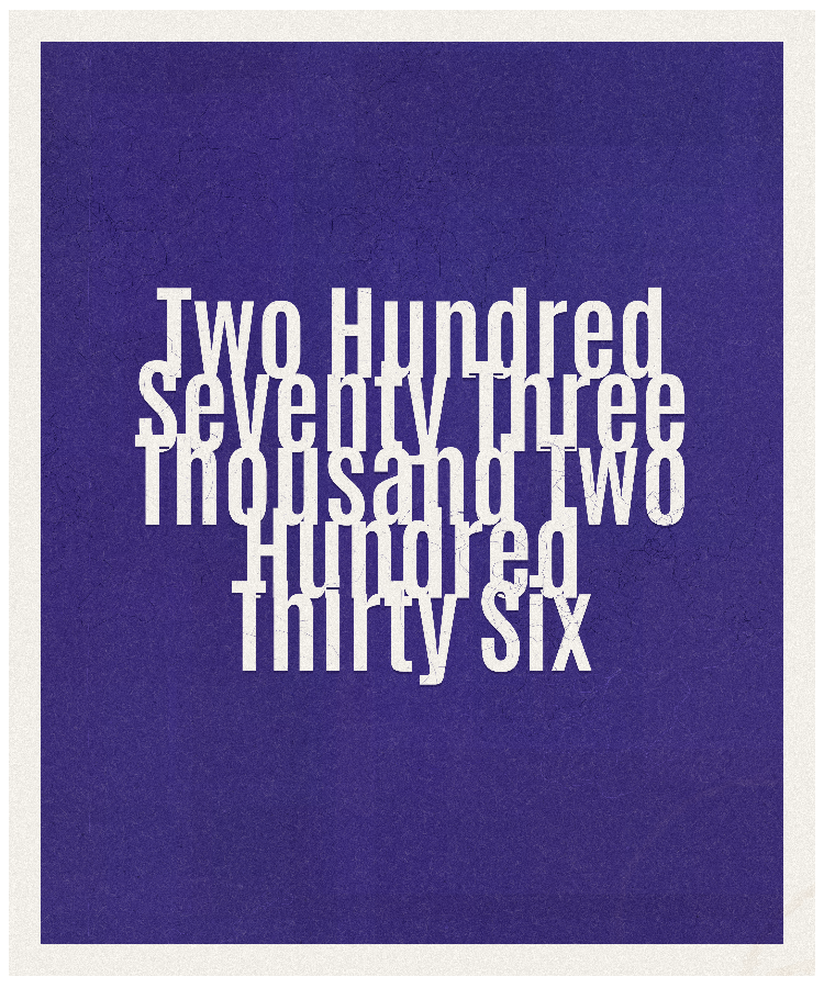 Count #273236