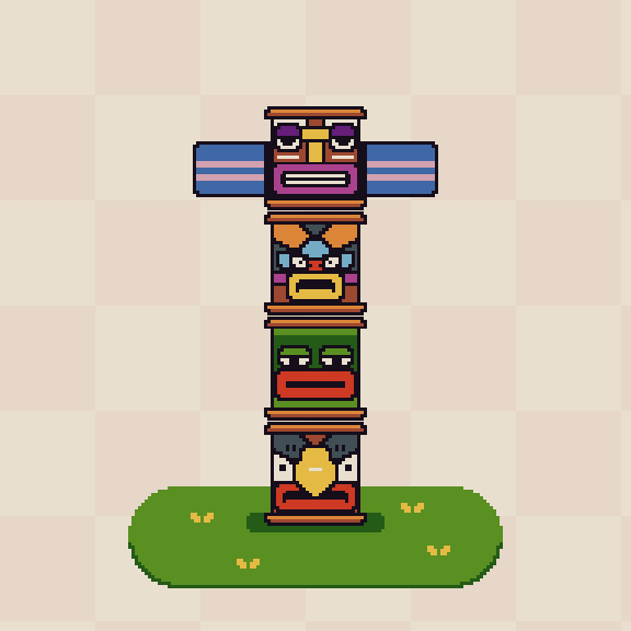 Tiki Totem  #35