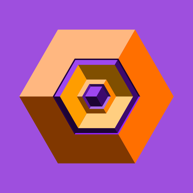 Hexagones - Art for Bots #63