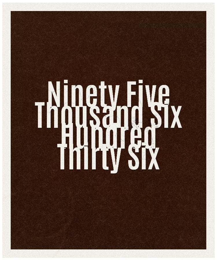 Count #95636