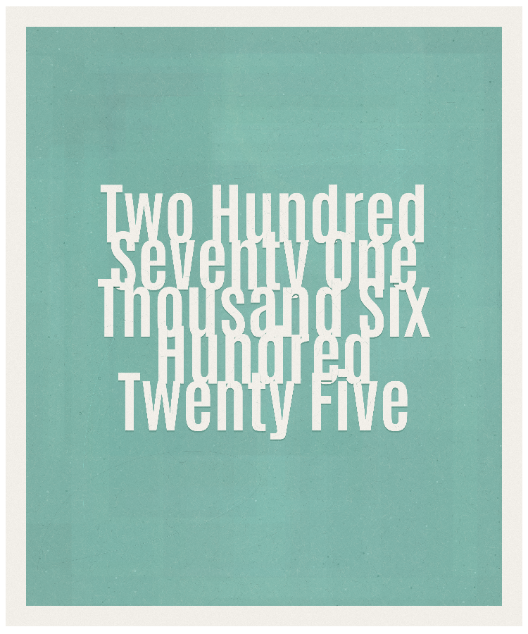 Count #271625