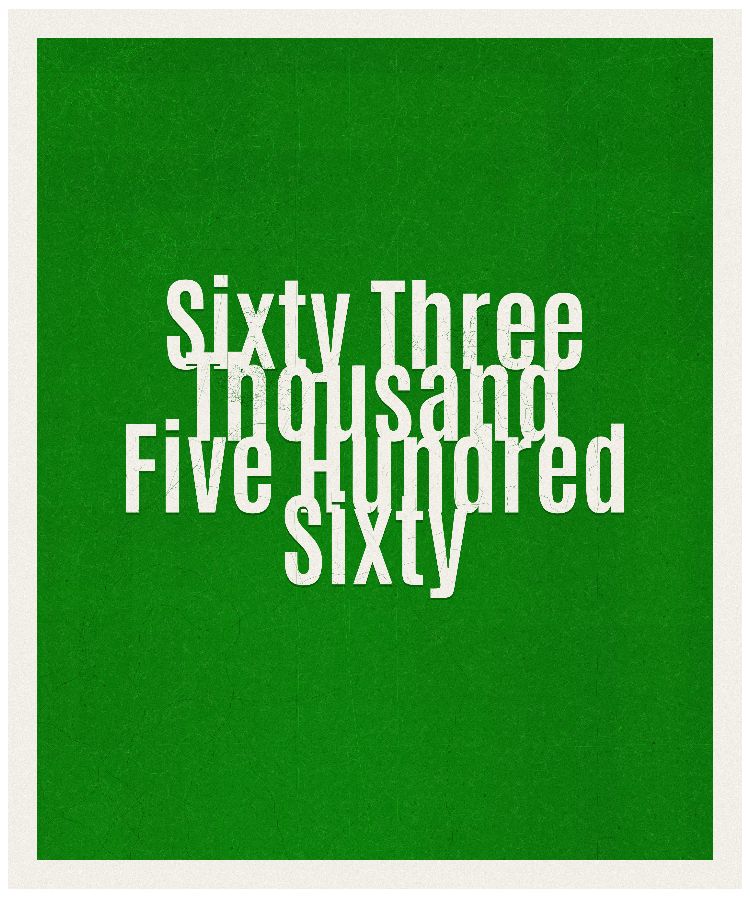 Count #63560