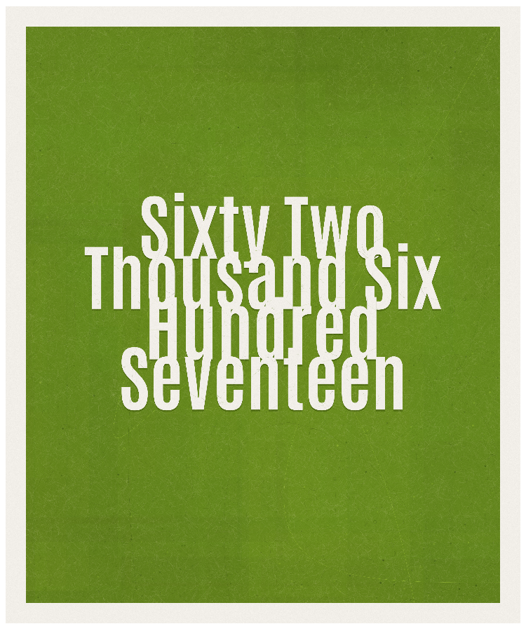 Count #62617