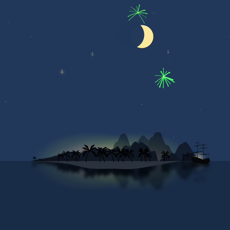 Fireworks Island #8