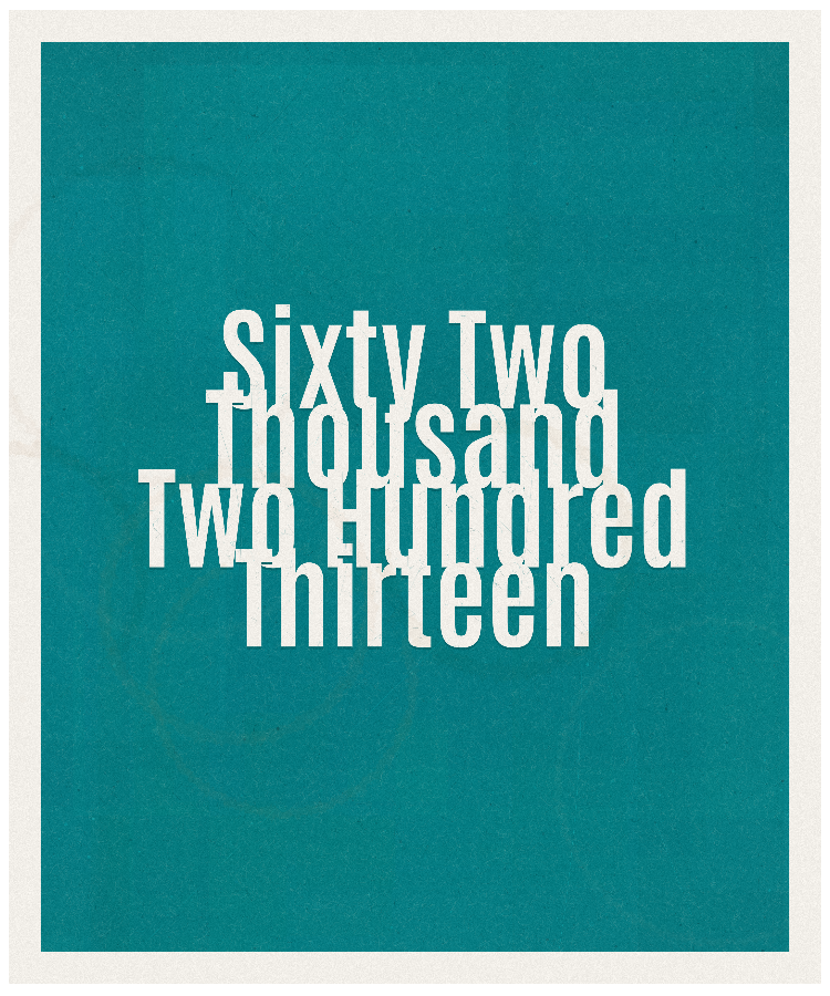 Count #62213