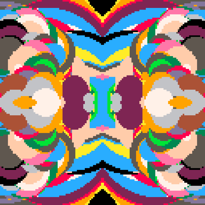 Rapid Psychedelic Inkblot Test Generator #19