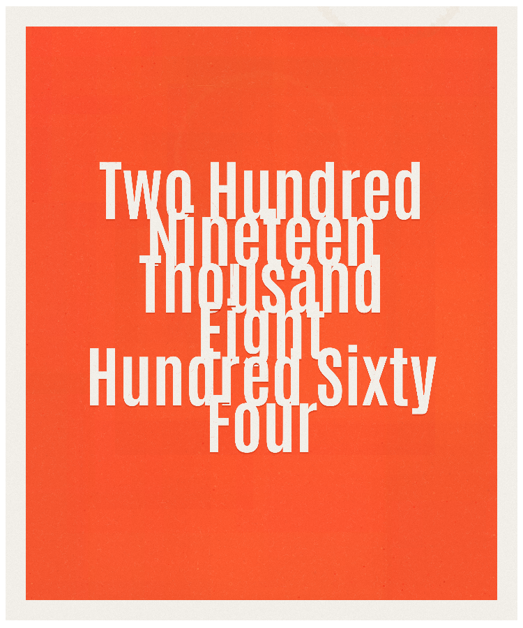 Count #219864