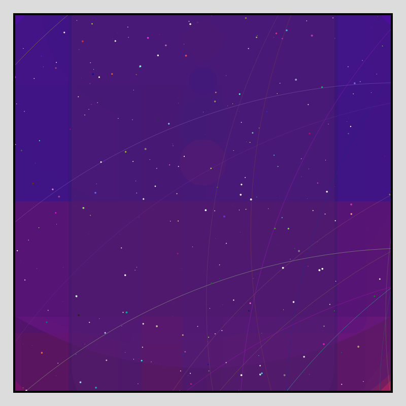 Color Field Starry B #213