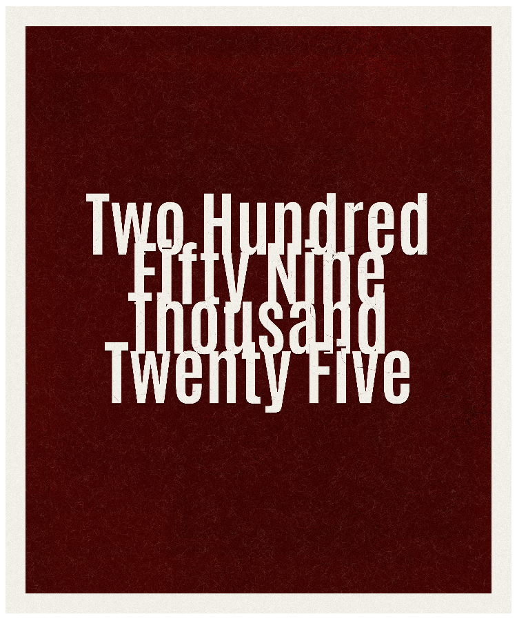 Count #259025