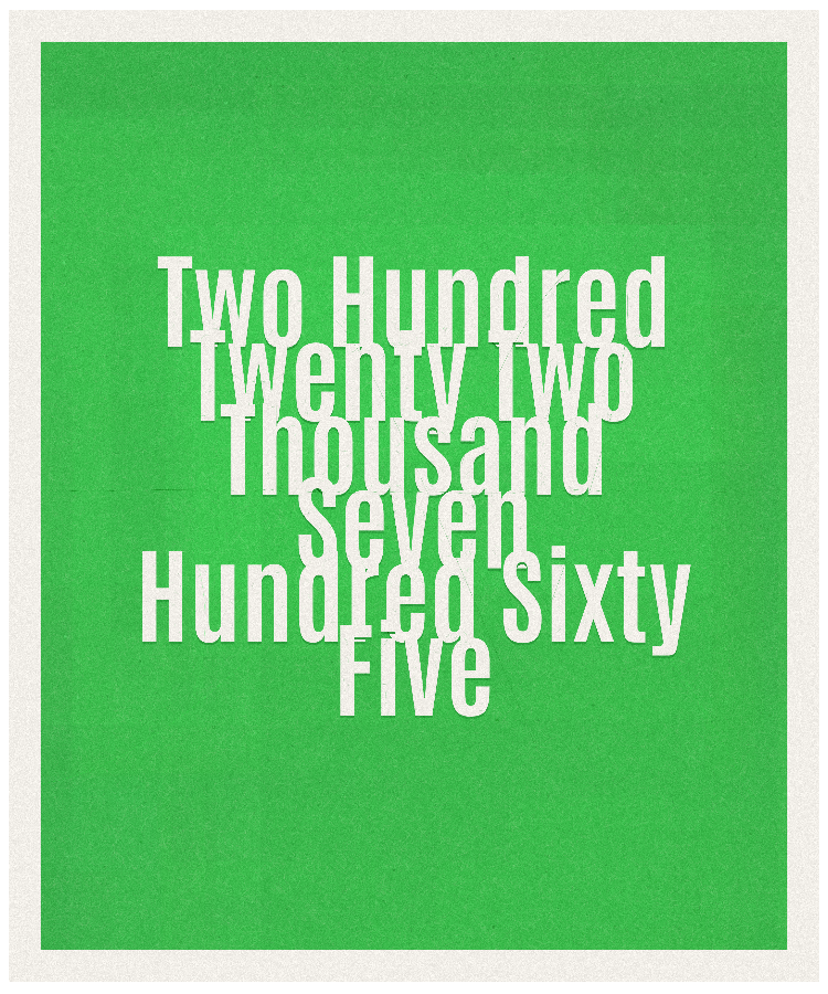 Count #222765