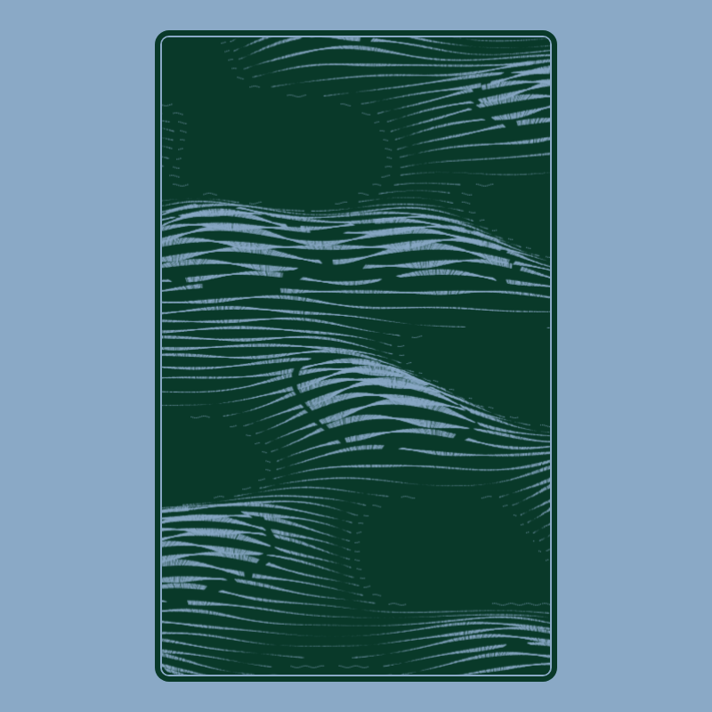 Topographic Playing Card #48