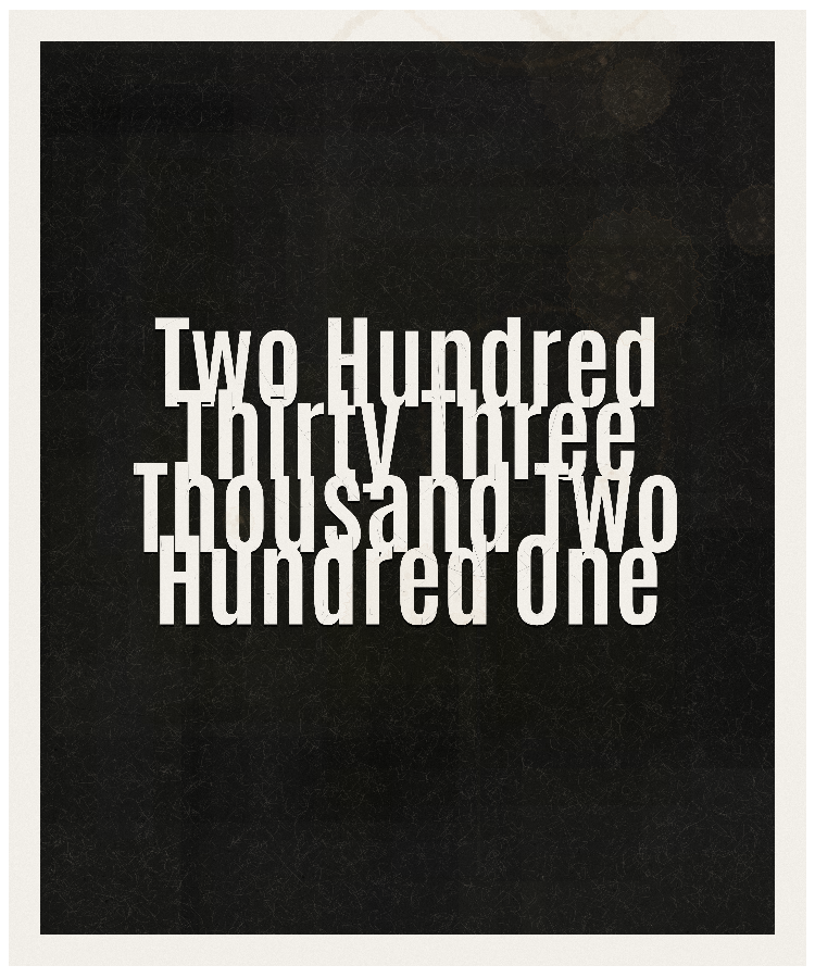 Count #233201