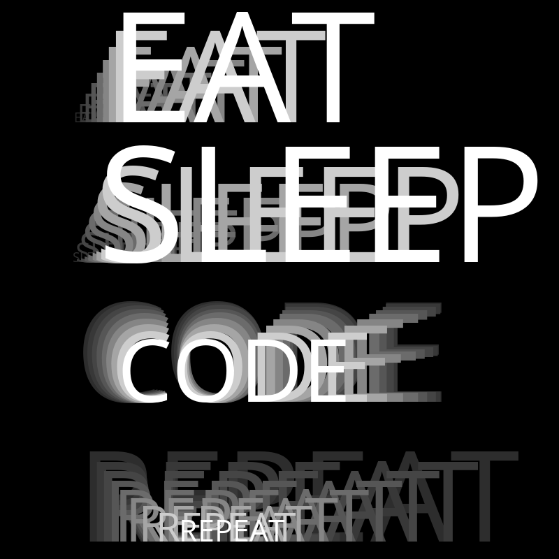 Eat Sleep Code Repeat #1