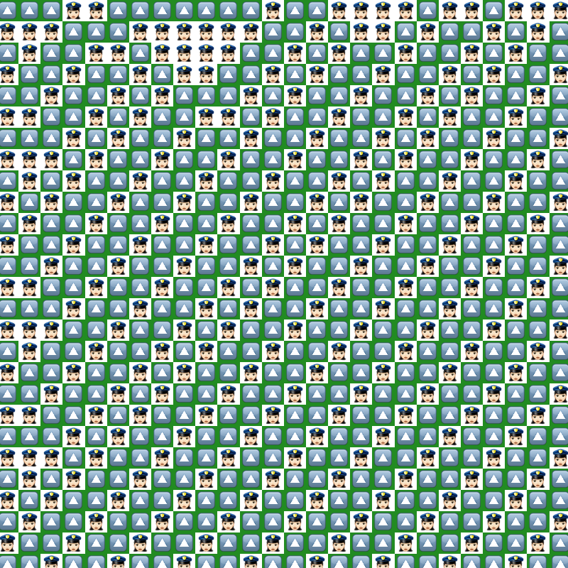 Elementary Cellular Emoji Automata #437