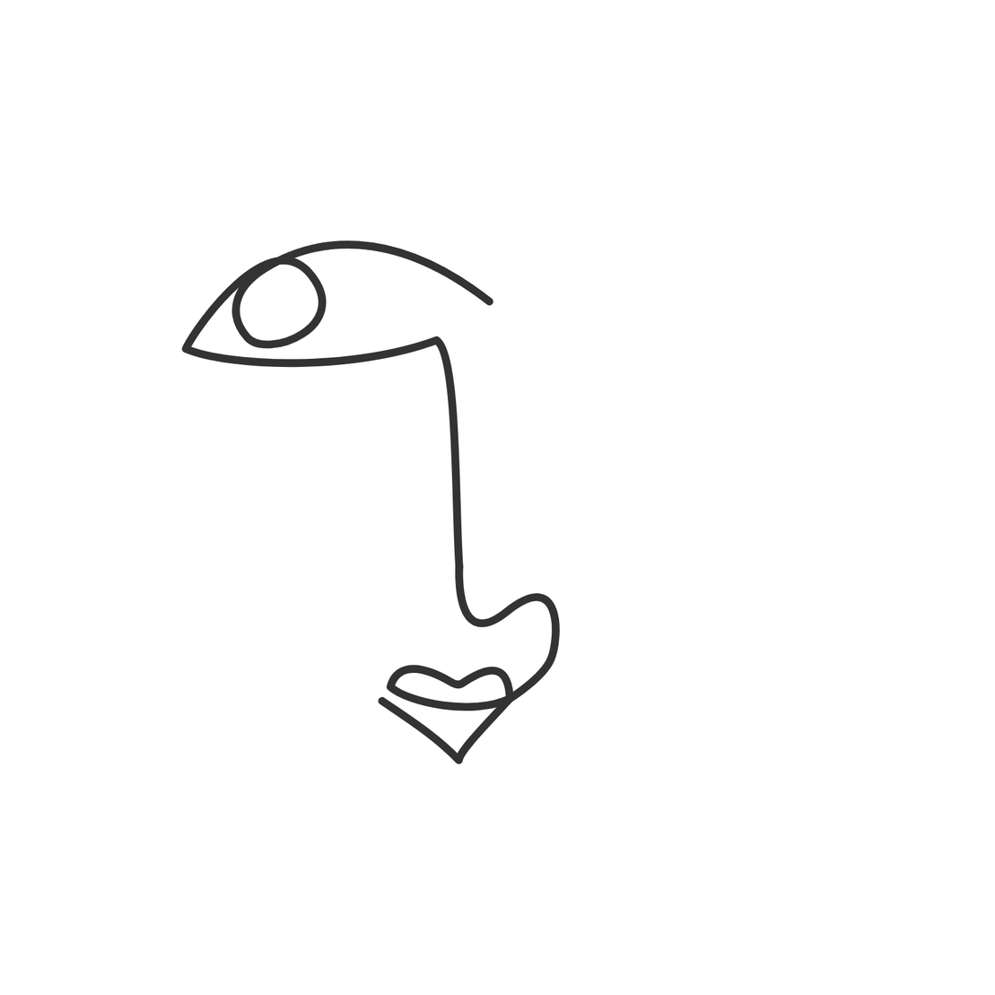 One line faces #25