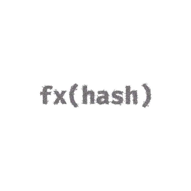 FXHASH Generative Logo #838