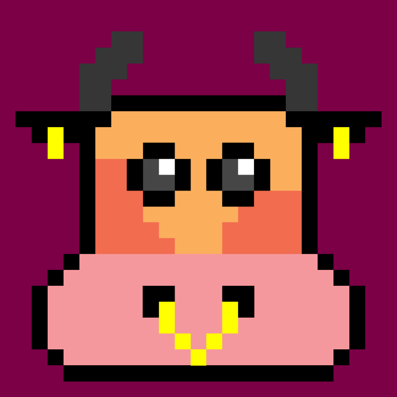 pixel cow #28