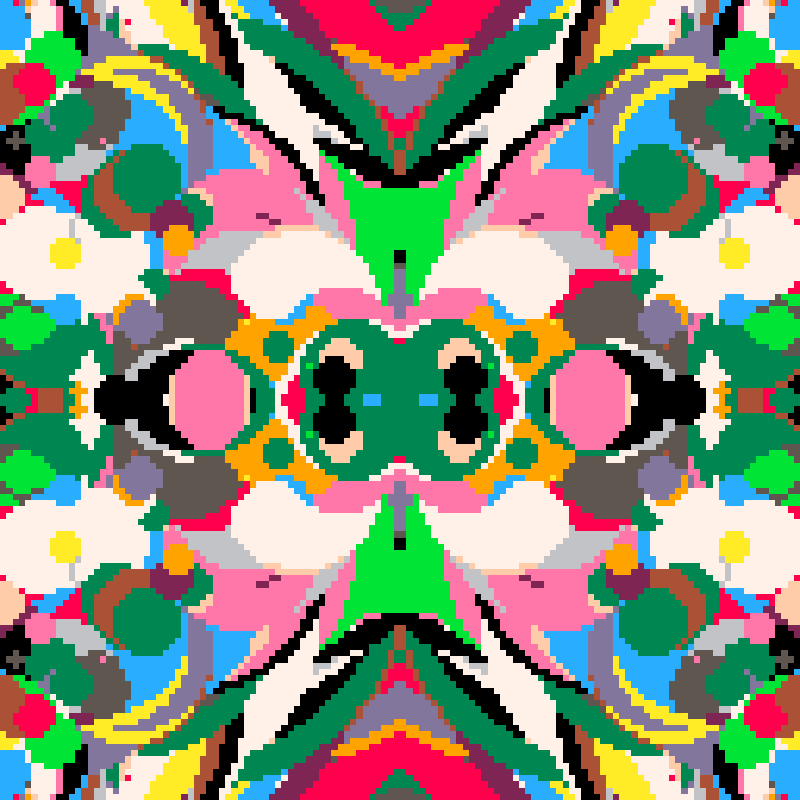 Rapid Psychedelic Inkblot Test Generator
