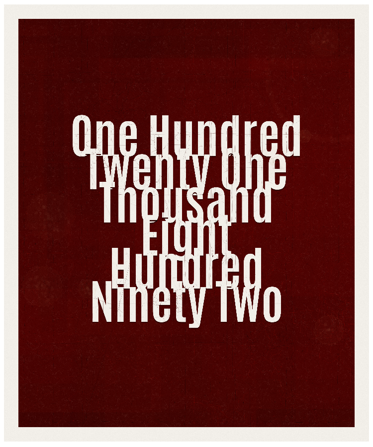 Count #121892