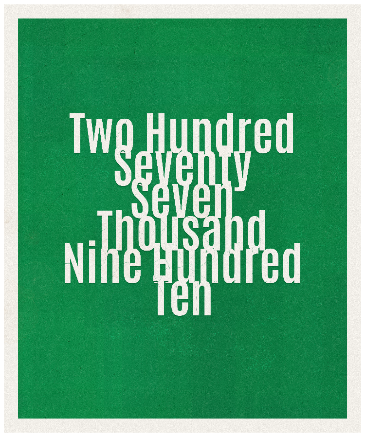Count #277910