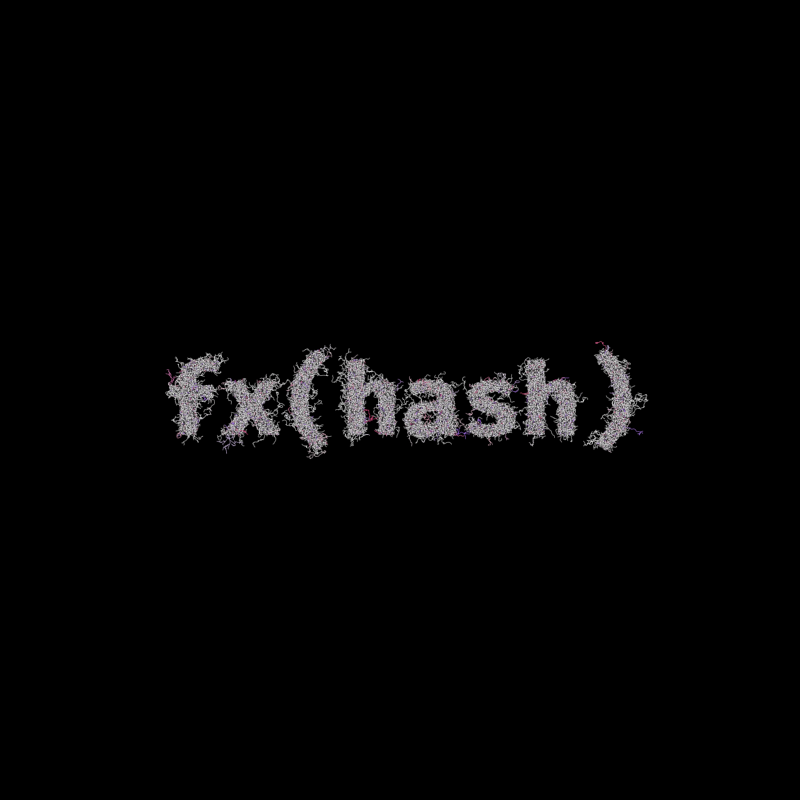 FXHASH Generative Logo #884