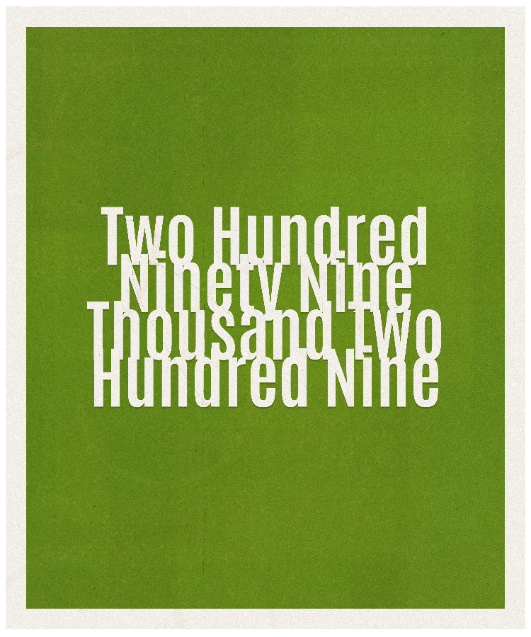 Count #299209