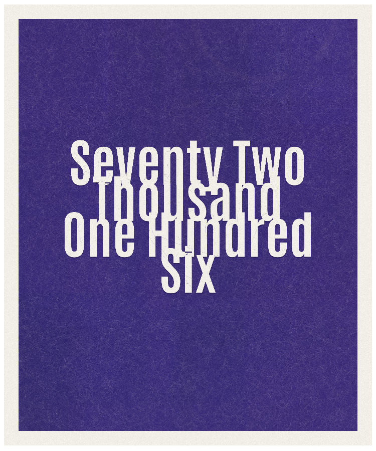 Count #72106