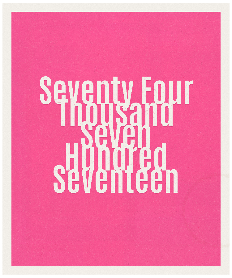 Count #74717