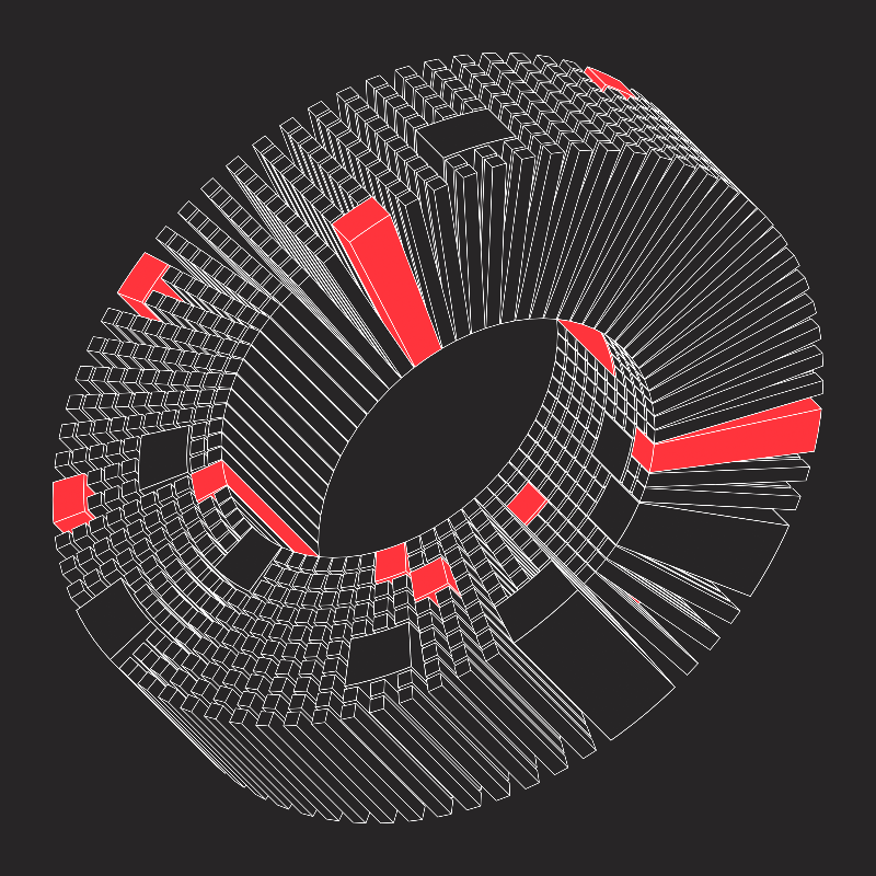 Ex Mobius (Neon Red) #35