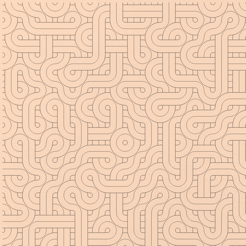 Dirty Interlaced Truchet Tiles #52