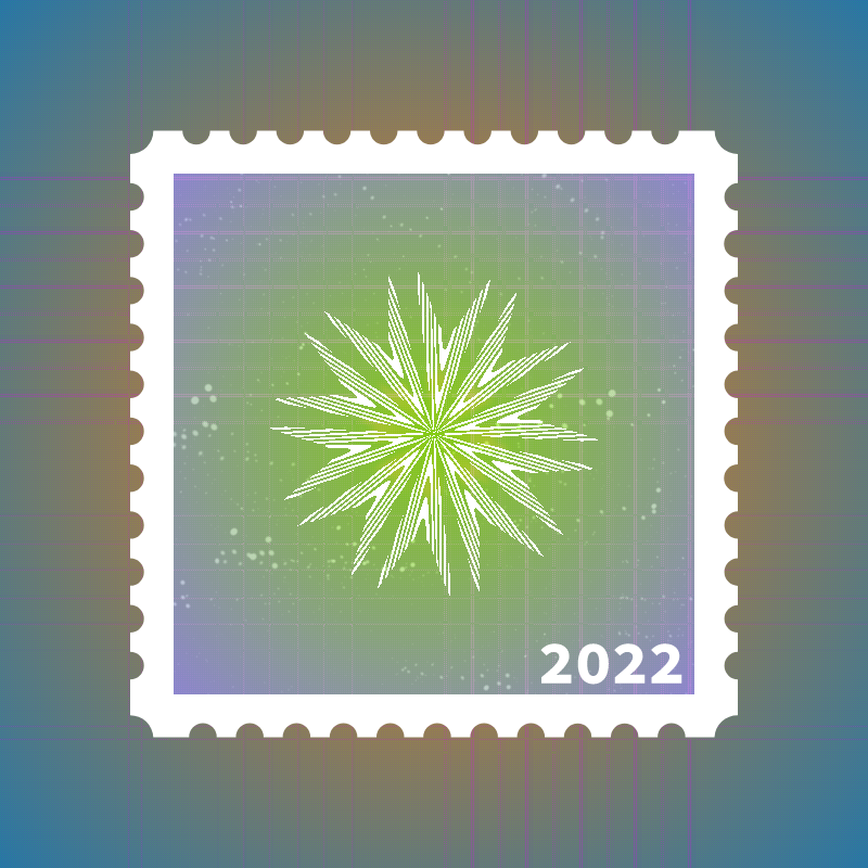 Snowflake stamp #50