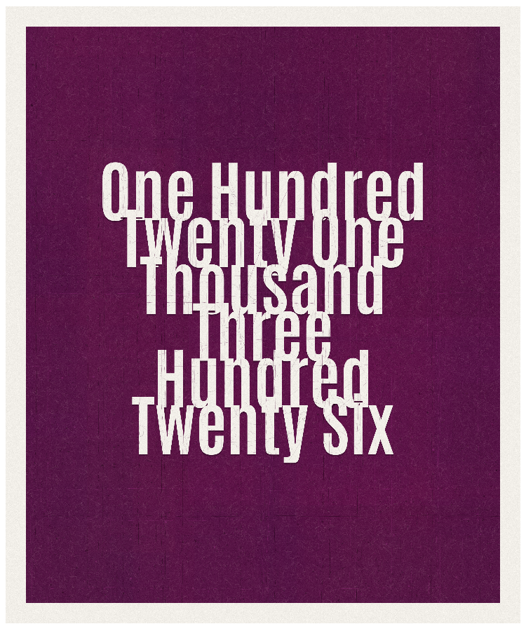 Count #121326