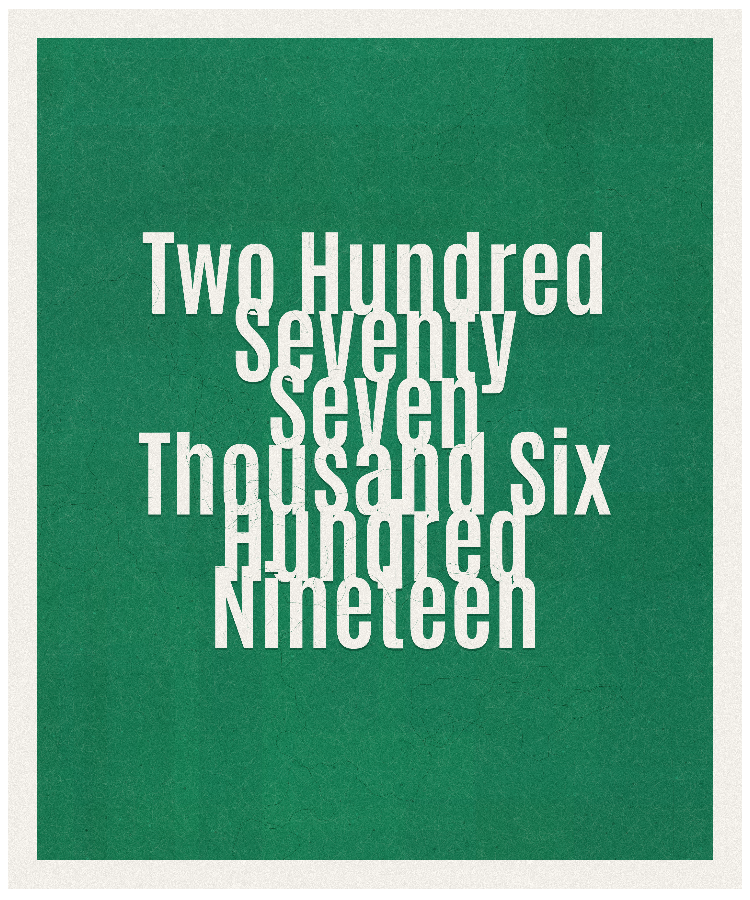 Count #277619