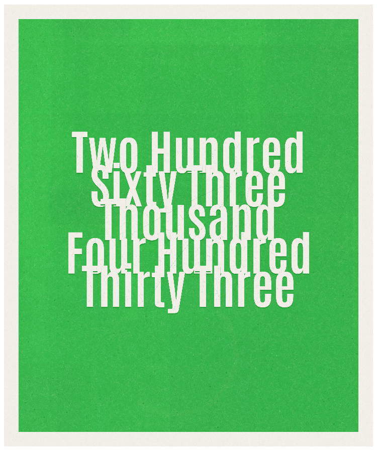 Count #263433