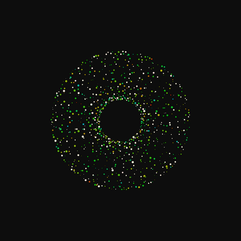 rotating particles #10